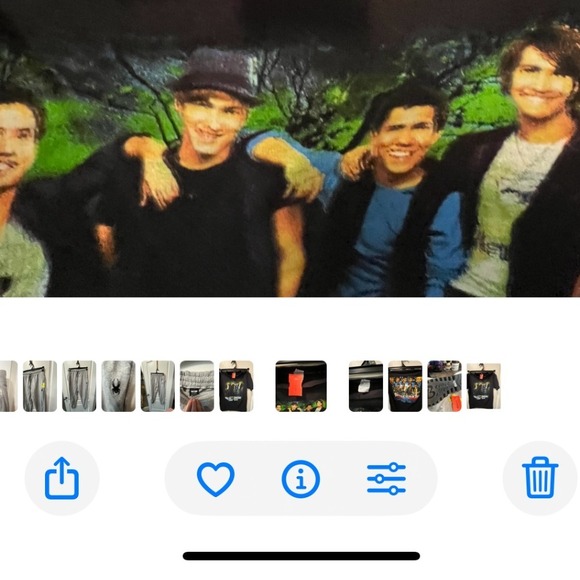 Big Time Rush One Direction 2012‎ Tour Black T-Shirt Size Small - Picture 2 of 4